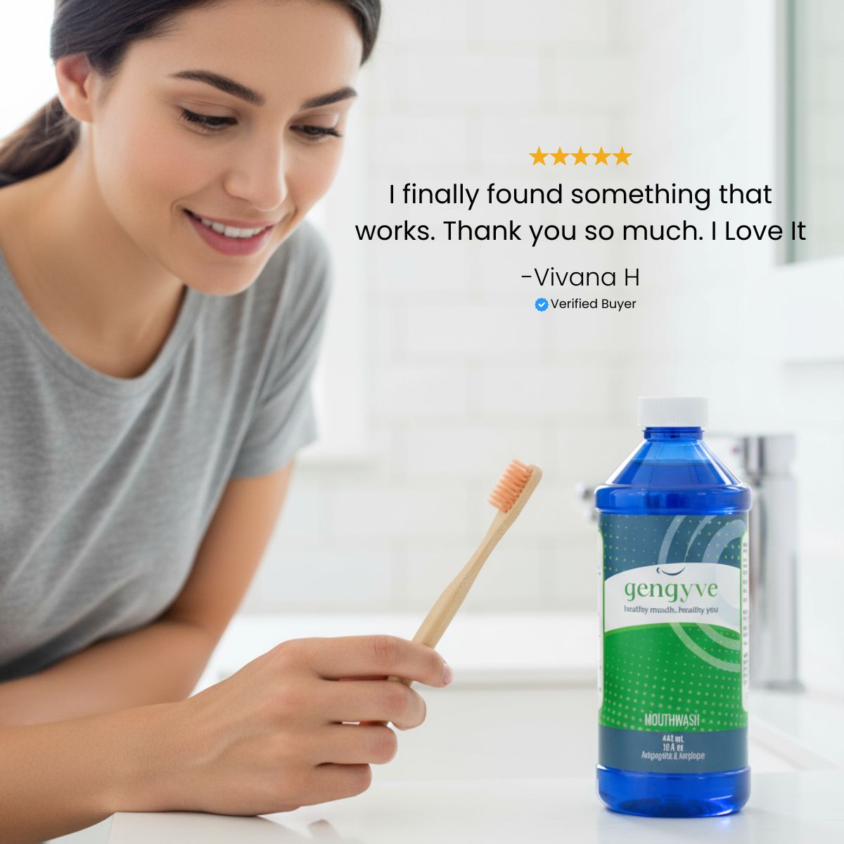 Gengyve Natural Mouthwash — Fluoride-Free Daily Oral Rinse