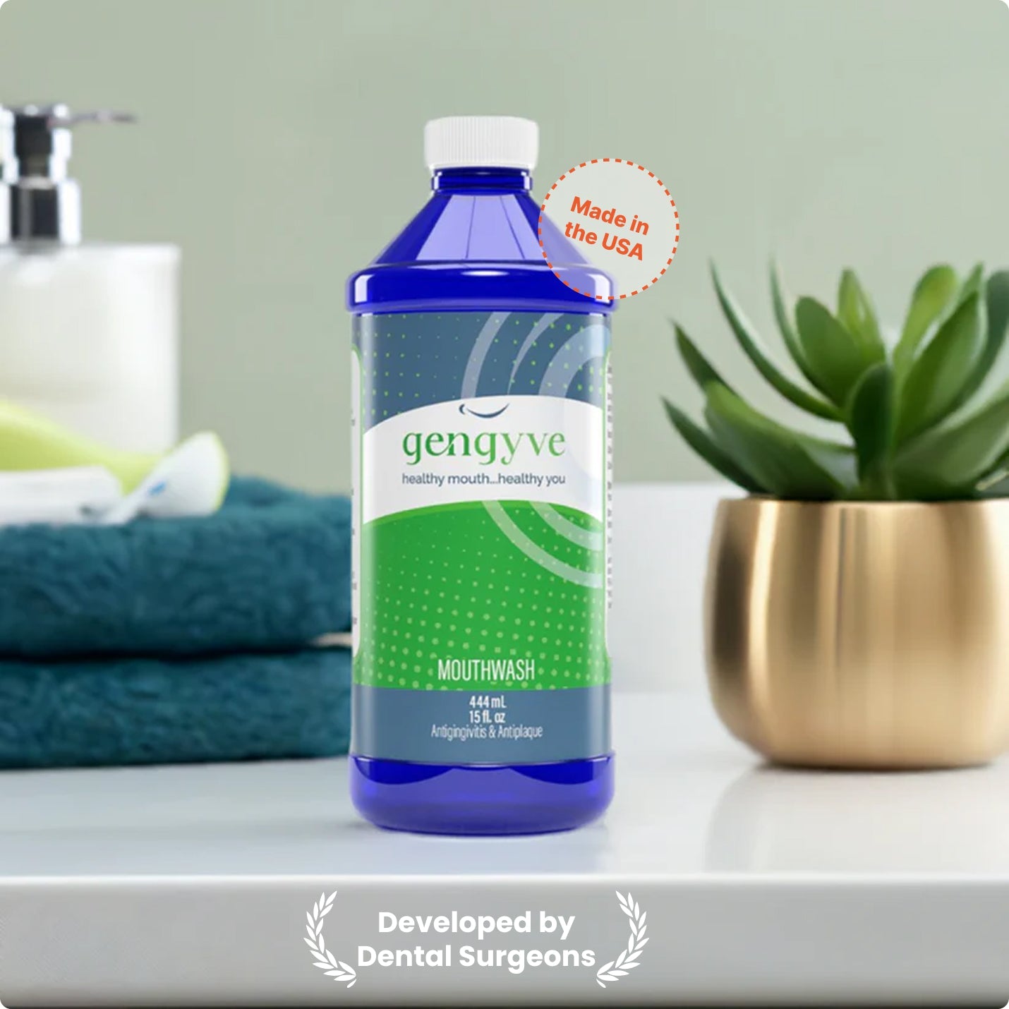 Gengyve Natural Mouthwash — Fluoride-Free Daily Oral Rinse